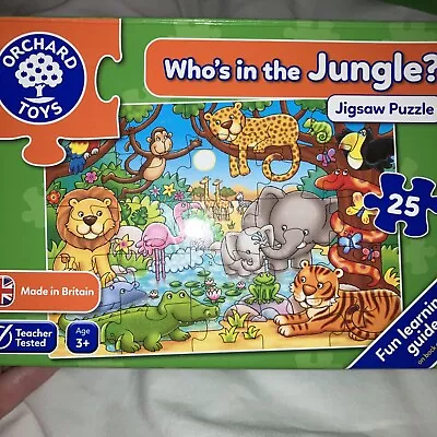 £4.99 • Buy Orchard Toys Who’s In The Jungle Jigsaw 25 Pieces 