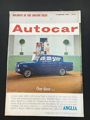 £4.99 • Buy Autocar Magazine 8 February 1963 Bentley Lagonda