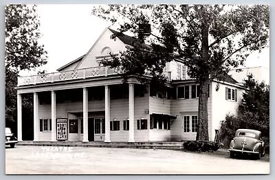 Lakewood Maine~Theatre~Doors Open~Posters Outside~1950s RPPC • $15