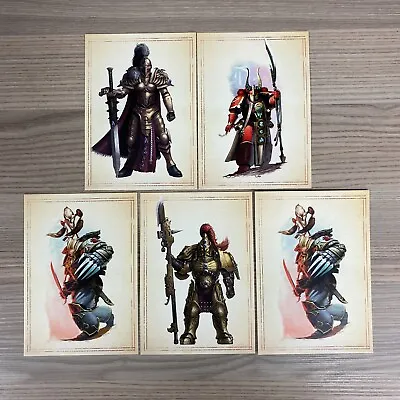 X 5 Warhammer 40000 Art Print Postcard Games Workshop 40k Horus Heresy Cards • £9.95