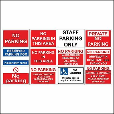 £2.95 • Buy Disabled Parking Signs Driveways Gates Access Mobility Reserved Area Site GBL109