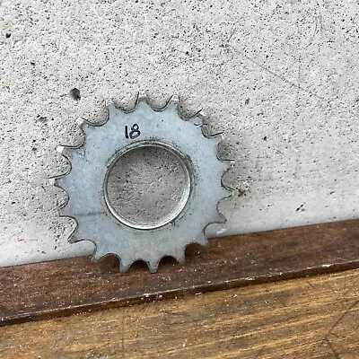 Vintage Track Cog Bicycle 18 Tooth Cog  English Threaded  Fixie 1980's Eroica • $30.59