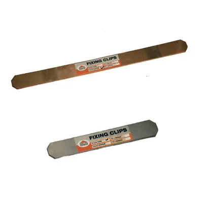 Premium Copper Fixing Clips Packs Of 10 Strips For Lead Panels And Flashings • £22.95