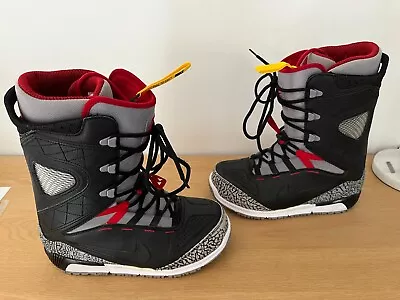 Nike Kaiju Snowboard Boots Black Red Cement US 9.5 • $389