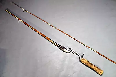 Vintage Sears Actionrod Tubular #??72 Glass Fishing Casting Rod 6'7  Pole • $34.99