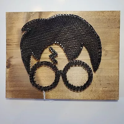 Wall Decor Unique String Art With String And Nails Handmade Harry Potter Hogwart • $38.50