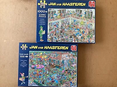 Jan Van Haasteren 1000 Piece Jigsaws X2 • £11.95