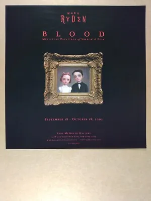 2003 Mark Ryden 'Blood' Exhibition Vintage Print Ad • $9.99