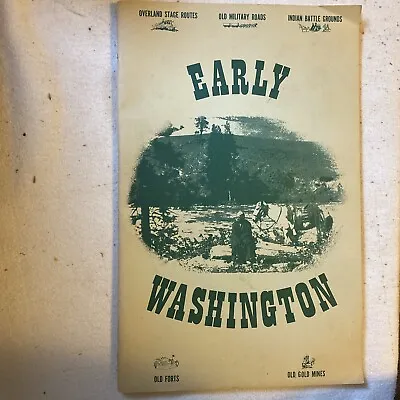 Early Washington State Atlas - Ralph N. Preston Softcover Illustrated 1974 • $2