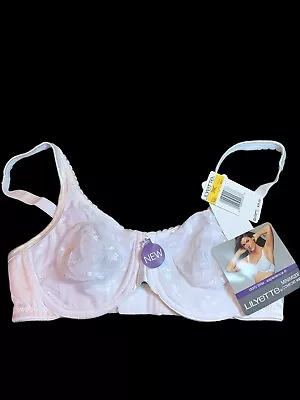 Womens Lilyette Style 930 White Underwire Minimizer Comfort Wire Bra 38C NWT NEW • £26.26