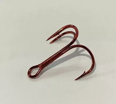 Mustad Round Bend RED Treble 25 Pk • $4.50