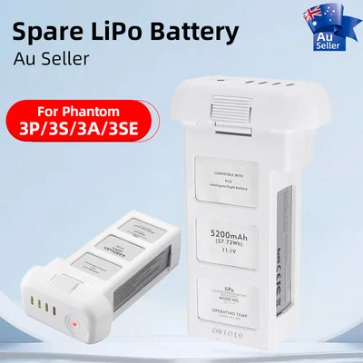 $116.99 • Buy 15.2V 68.4Wh Spare LiPo Battery For DJI Phantom 3P/3S/3A/3SE Standard Pro Drone