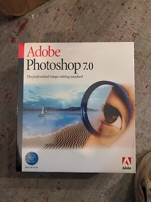 Adobe Photoshop 7.0 Full (Old) Version For Mac Macintosh W/ Serial Number New • $142.50