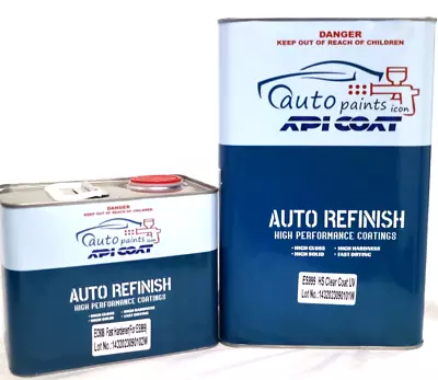 API Coat 2K HS Clear Coat UV 6L Kit 2:1 -  Shine On With Fast Hardner • $110