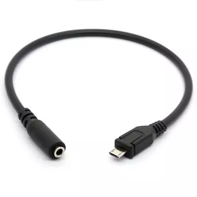 Micro USB Male To 3.5mm Female AUX Audio Cable Cord For Headset Adapter Activ... • $12.19