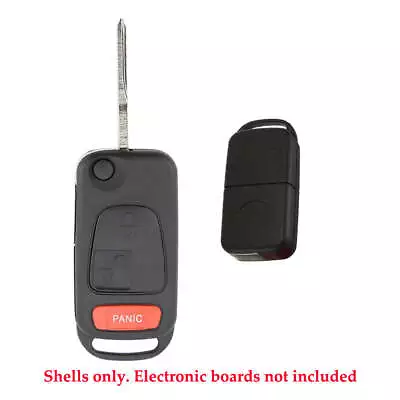 3b Keyless Remote Car Fob Flip Key Shell Case Compatible With Mercedes Benz • $10.99