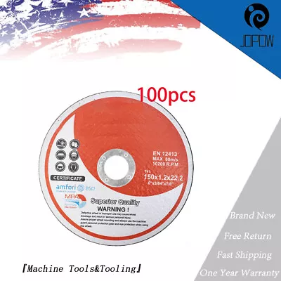 6 X.045 X7/8  Cut-off Wheel - Metal & Stainless Steel Cutting Discs 100 Pack • $58.26