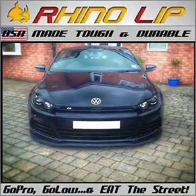 VW Volks Lupo Nuevo Gol Passat Phaeton R32 Technik Rubber Flex Chin Lip Splitter • $39