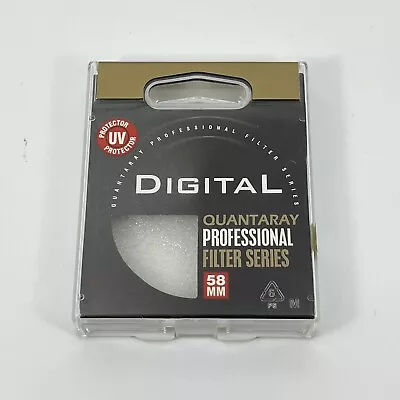 Quantaray Digital UV 58mm Lens Filter Professional (Made In Japan) S311304 • $5.97