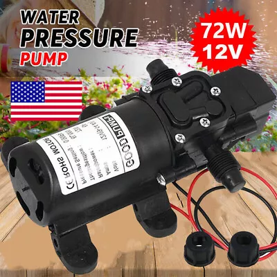 12V Self Priming Sprayer 130PSI Electric Water Pump For RV Camper Marine Boat US • $14.99