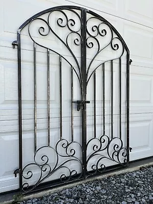 French Country Iron Scroll Gate • $675