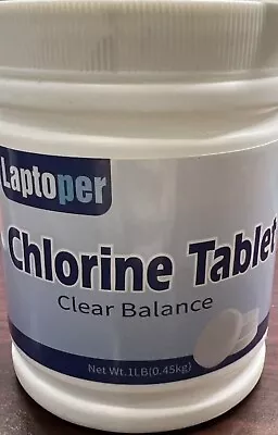 Small 1 Inch Chlorine Sanitizing Tablets 1lb Swimming Pools & Spa Hot Tub Clear • $24.59