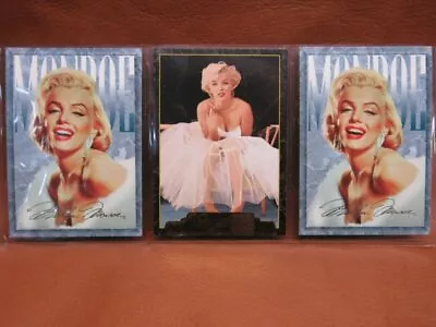 Marilyn Monroe 1 Gold & Platinum Signature Promo Cards + Marilyn 2 Promo Card • $3.75