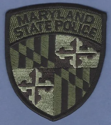 Maryland State Police Tactical Shoulder Patch Green • $8