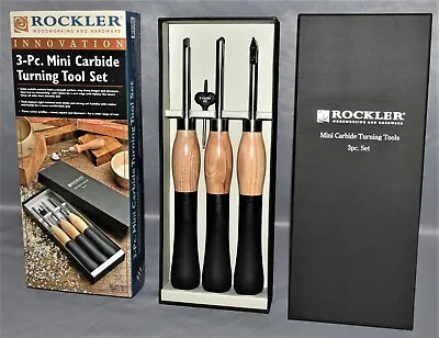 Boxed Set Of 3 Rockler Mini Carbide Turning Tools Brand New!! • $119.75