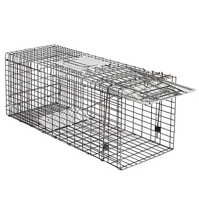 Steel Humane Animal Trap 32 X12.5 X12  Smoothed Inside Safe For Rodent Back Yard • $33.58