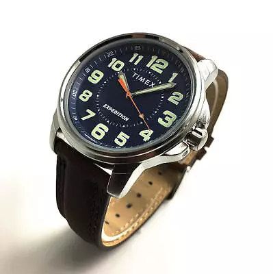 Men's Timex Expedition Field Brown Leather Watch TW4B16000 • $50.57