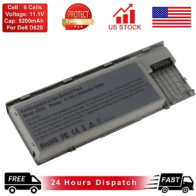 Battery For Dell Latitude D830N D631 D620 D630 D630c D630N D631N Precision M2300 • $15.99