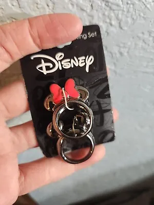 Disney Mickey & Minnie Mouse Best Friend Ring Set Jewelry His Her Wedding Size 7 • $14.99