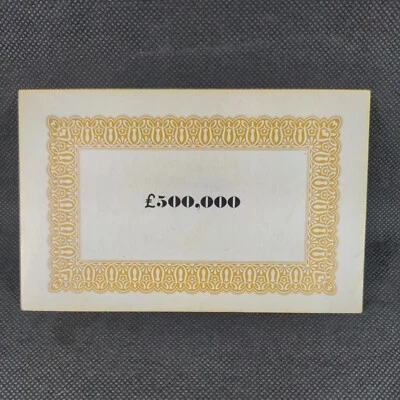 £2.95 • Buy Parker Masterpiece 1970 Board Game Replacement Money Value Card £500,000