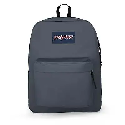 JANSPORT Superbreak Backpack/Rucksack Grey Free Delivery • £25.95
