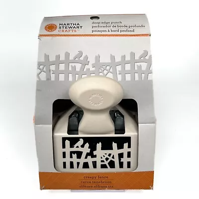 Martha Stewart Crafts Creepy Fence Deep Edge Punch Halloween New In Damaged Box • $24.87