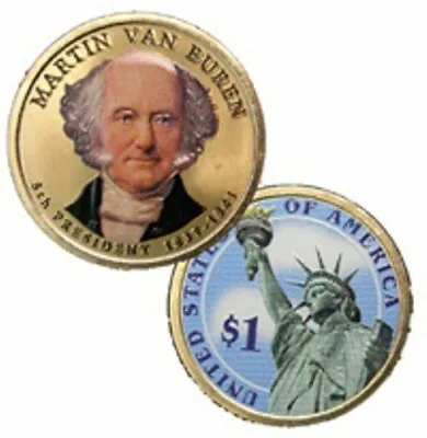 2008 D Colorized Martin Van Buren Dollar Coin • $1.49