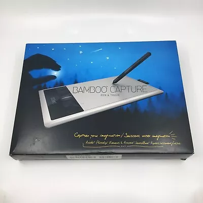 Wacom Bamboo Capture Pen & Touch Pad CTH470M KSO-A642 Adobe Photoshop Elements • $47.25