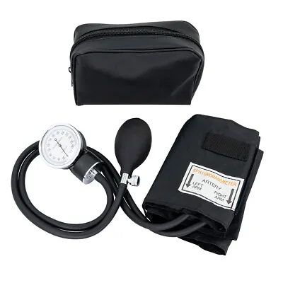 LINE2design Manual Blood Pressure Cuff - Aneroid Adult Arm BP Monitor With Case • $15.59