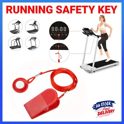 $9.39 • Buy Universal Magnet Treadmill Safety Key Running Machine Security Round Switch Lock