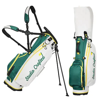 New Golf Stand Bag Augusta Master Azaleas 4 Way Full Length Dividers Lightweight • $159.95