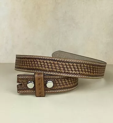 Handmade Men's Western Belt Genuine Full Grain Leather Strap • $14.99