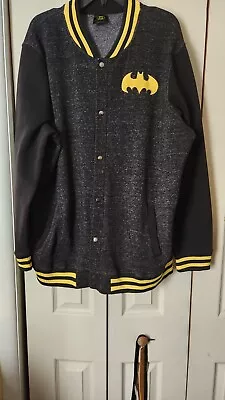 Batman Mens Letterman Style Jacket Size XXL • $10