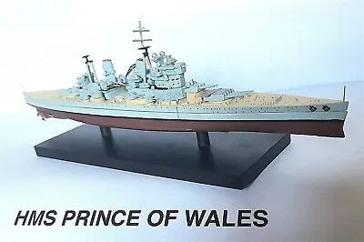 £19 • Buy HMS PRINCE OF WALES BATTLESHIP - ATLAS MODEL 18 Cm + BOX  Pre-owned - MINT **