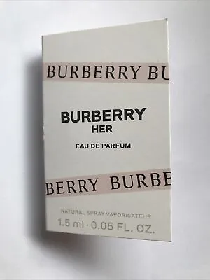 Burberry HER Eau De Parfum 1.5 Ml Sample Fragrance Perfume • $9.95