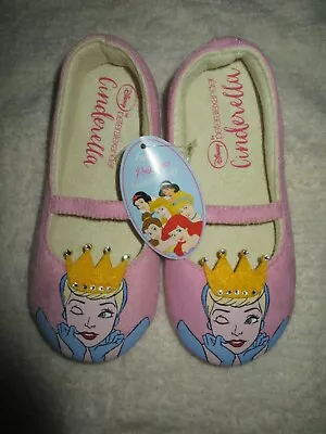 Girls Peter Alexander Disney Princess Cinderella Slippers  Size 13-1 And 2-3 • $9.95