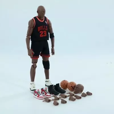 Black Michael Jordan Basketball Legend Bulls 23 Sport Collectibles Action Figure • $43.99