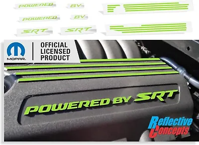 POWERED BY SRT Engine Cover Decals Charger And Challenger Scat Pack • $20