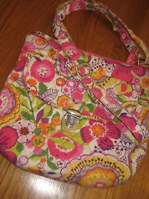 Vera Bradley Clementine Saddle Hipster Crossbody Bag W/Front Push Lock Closure • $17.60