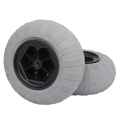 $99.99 • Buy 16  Beach Cart Balloon Wheels Axle Hole 25 Mm Replacement Sand Tires 2 Pack